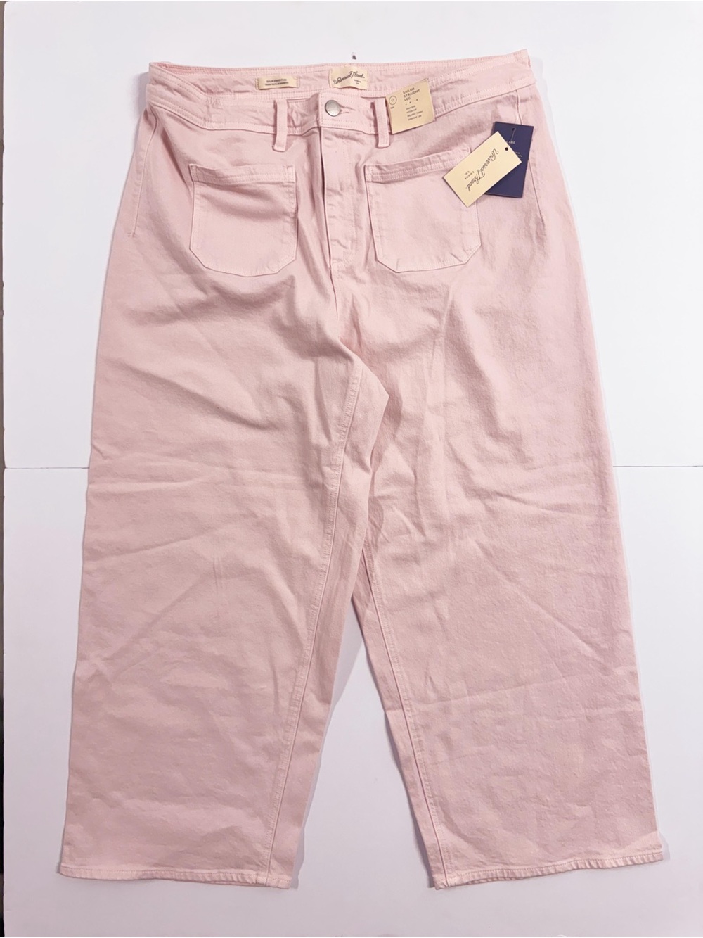 Universal Thread Pale Pink Straight-Leg Jeans